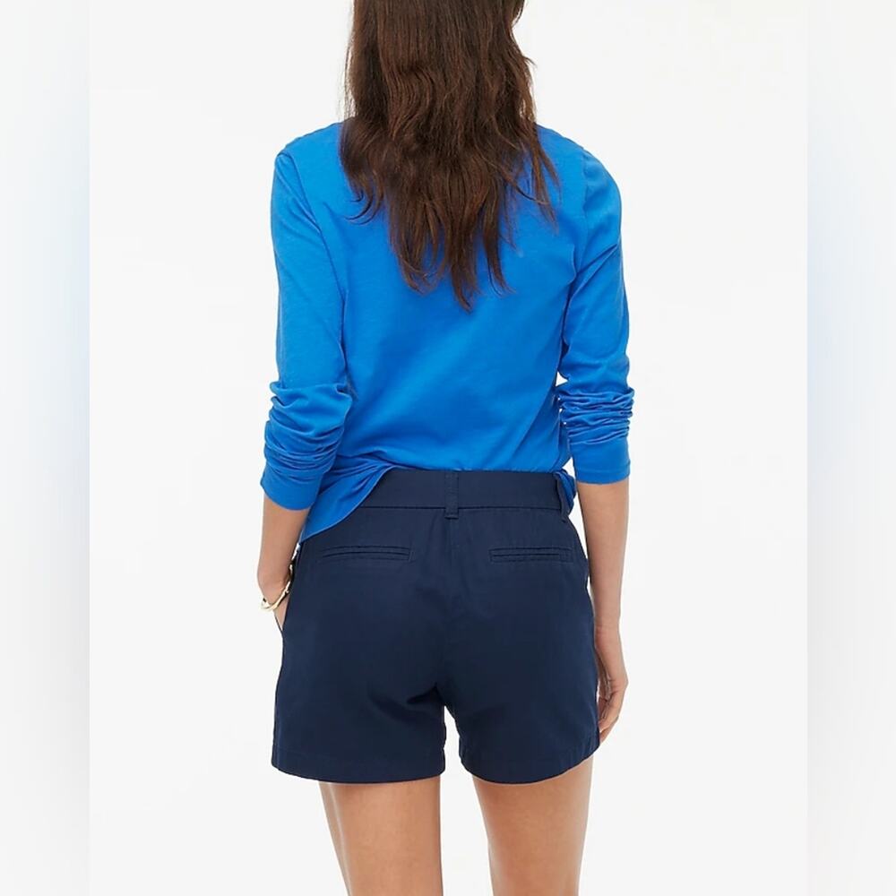 NWT J.Crew Factory 5" Stretch Chino Shorts Size 4 - Picture 8 of 8